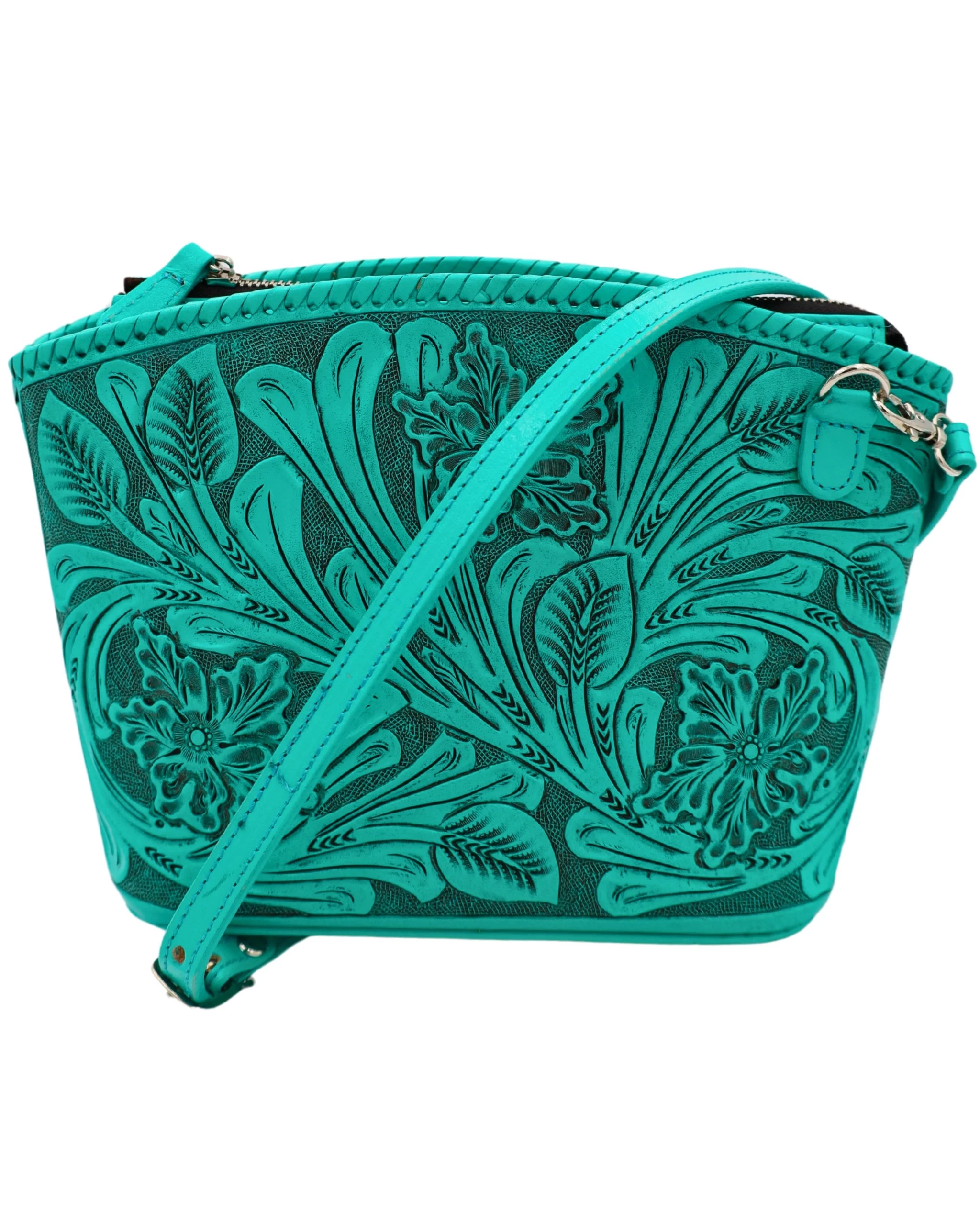 QUE CHULA GRANDE TURQUOISE COSMETIC BAG 3 QUE CHULA GRANDE TURQUOISE COSMETIC BAG