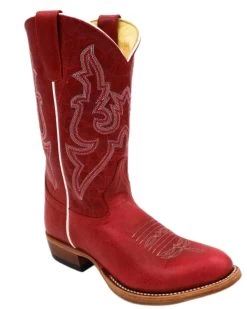 MACIE BEAN YOUTH RODEO ROUND TOE RED BOOT -Western Fashion image d1478762 e2f5 430f 94f7 50b1df183b45