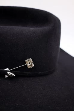 Peyote Bird Four Smoky Gems Stick Hat Pin