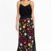 JOHNNY WAS JONI HIGH SLIT LINEN SKIRT -Western Fashion j71723 4 blk 1