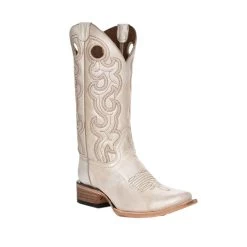 Corral Boots CIRCLE G By Corral WOMEN'S Pearl Cutout Embroidered Square Toe Western Boots