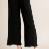 UMGEE WIDE LEG POCKETS PANT -Western Fashion n6667 black 1 1 6