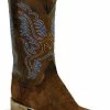 BLACK JACK MEN'S RANCH HAND ROUGH BROWN BOOT -Western Fashion ranchhand