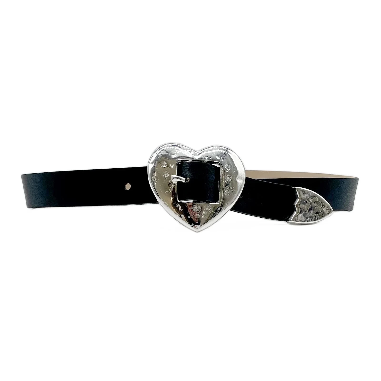 Silver Hammered Heart Belt 3 Silver Hammered Heart Belt