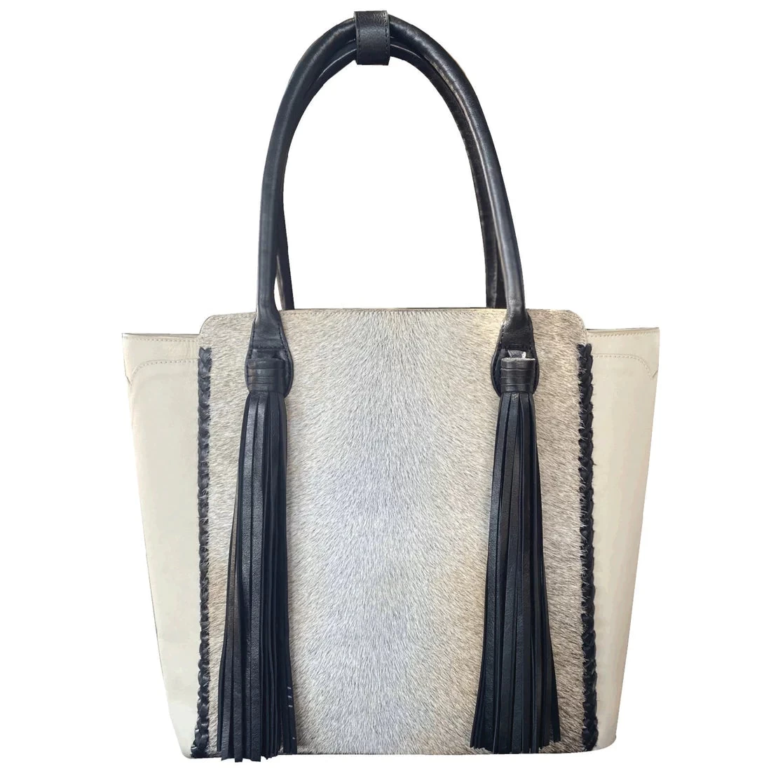 WESTERN AND CO. UPTOWN TASSEL TOTE - SAND 6 WESTERN AND CO. UPTOWN TASSEL TOTE - SAND - Image 4