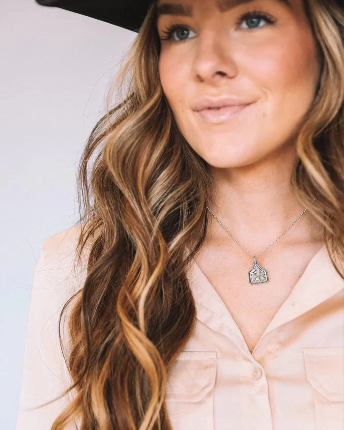 VOGT EARTTAG LONGHORN GOLDHORN NECKLACE 4 VOGT EARTTAG LONGHORN GOLDHORN NECKLACE - Image 2