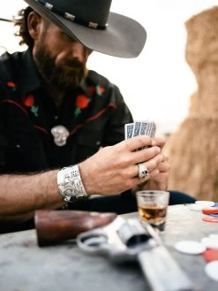 VOGT Hand Engraved Sterling Johnny Bones Men's Ring -Western Fashion vogt silversmiths rings hand engraved sterling johnny bones men s ring 29563091878084 700x 679a6580 2e0a 43cc a703 278de74f650e