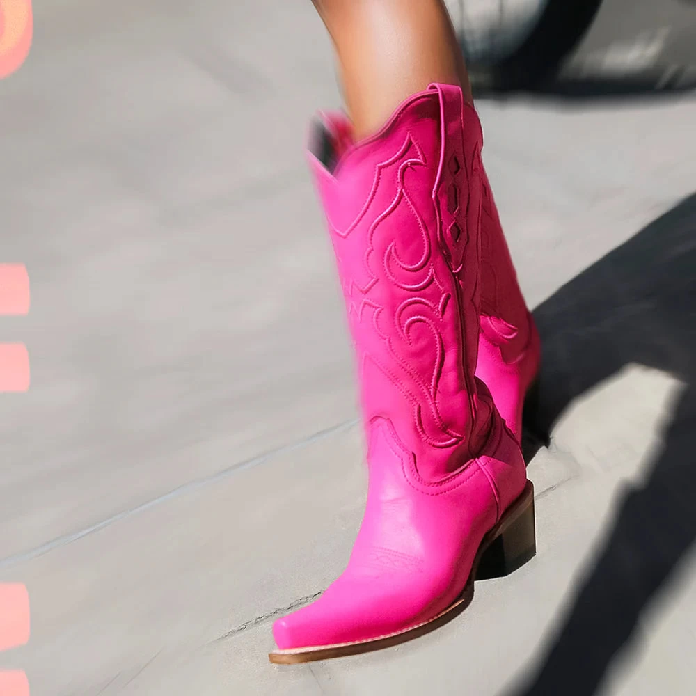 Corral Boots CORRAL WOMEN'S CORDED PINK BARBIE BOOT 8 Corral Boots CORRAL WOMEN'S CORDED PINK BARBIE BOOT - Image 6