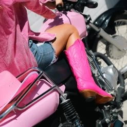 Corral Boots CORRAL WOMEN'S CORDED PINK BARBIE BOOT 15 Corral Boots CORRAL WOMEN'S CORDED PINK BARBIE BOOT -Western Fashion z51383